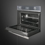 Комбинированный духовой шкаф с функцией СВЧ Smeg SF4102MCS фото 2 в Екатеринбурге