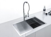 Мойка Franke CLV 210 нержавеющая сталь/черное стекло фото 2 в Екатеринбурге