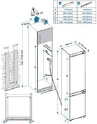 Встраиваемый холодильник Jacky`s JR BW1770 фото 3 в Екатеринбурге