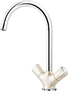 Смеситель Blanco Amona chrome/silgranit шампань