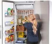 Холодильник с морозильной камерой Festivo 120 CFM 120CFM531 (серый/нержавеющая сталь) фото 3 в Екатеринбурге