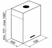 Вытяжка Korting KHA 7950 X Cube фото 3 в Екатеринбурге