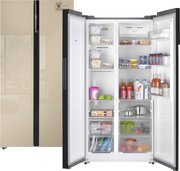 Отдельностоящий холодильник с инвертором Weissgauff WSBS 600 BeG NoFrost Inverter фото в Екатеринбурге
