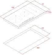 Индукционная варочная панель Teka IZS 96700 MST BLACK фото 2 в Екатеринбурге