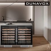 Винный шкаф Dunavox DAU-46.138B фото 3 в Екатеринбурге