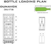 Винный шкаф Dunavox DAU-17.58DW фото 4 в Екатеринбурге
