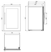 Встраиваемый винный шкаф Dometic E49FGB Elegance фото 2 в Екатеринбурге