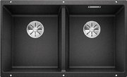 Мойка BLANCO SUBLINE 350/350-U Silgranit антрацит