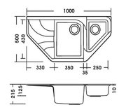 Мойка Smeg LSE102RA фото 2 в Екатеринбурге