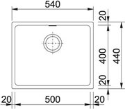 Мойка Franke KBG 110-50 миндаль фото 2 в Екатеринбурге