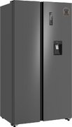 Отдельностоящий холодильник с инвертором и подачей воды Weissgauff WSBS 590 Inverter NoFrost Water Dispenser Grey фото 4 в Екатеринбурге