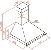 Вытяжка Teka DOS 60 BEIGE-BRASS фото 2 в Екатеринбурге