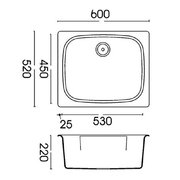 Мойка Smeg LSE60AV фото 2 в Екатеринбурге