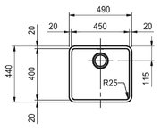 Мойка Franke KBX 110-45 фото 4 в Екатеринбурге