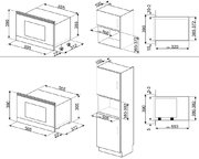 Встраиваемая микроволновая печь Smeg MP122B3 фото 4 в Екатеринбурге