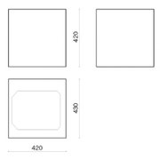 Вытяжка Falmec Rubik 43 (450) (с системой E.ion) ECP white фото 3 в Екатеринбурге