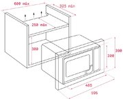 Встраиваемая микроволновая печь Teka ML 820 BIS WH WHITE фото 2 в Екатеринбурге