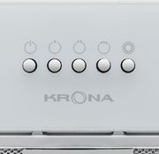 Встраиваемая вытяжка Krona LUISA 600 GLASS WHITE PB фото 4 в Екатеринбурге
