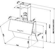 Вытяжка Faber MIRROR BK BRS X/V A80 LOGIC фото 3 в Екатеринбурге
