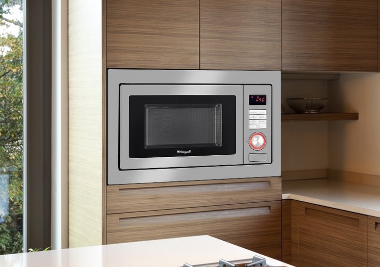 Каких размеров бывают встраиваемые микроволновые печи