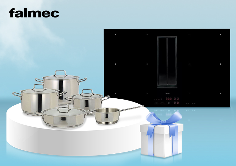 Акция! Подарок при покупке варочной панели Falmec со встроенной вытяжкой
