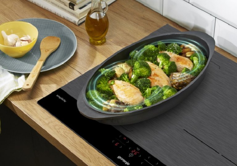 Режим BridgeZone: объединение конфорок для больших кастрюль