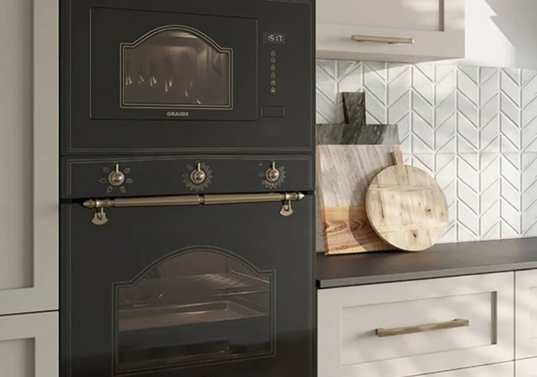 Как установить встраиваемую микроволновую печь Graude