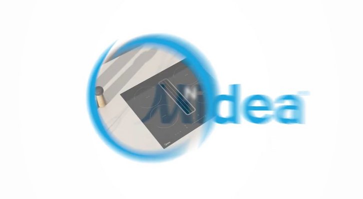 Индукционные варочные панели с вытяжкой Midea